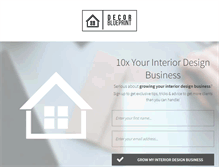 Tablet Screenshot of decorblueprint.com